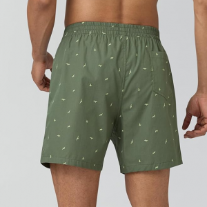 Men's Splash Relaxed Fit Cotton Printed Inner Boxer Shorts