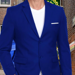 Self Design Textured Tailored Fit Single Breasted Casual Blazer